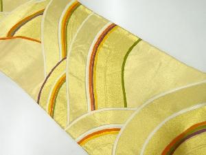 アンティーク　波模様織出し袋帯（材料）